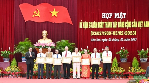 Cần Thơ kỷ niệm 93 năm Ngày thành lập Đảng cộng sản Việt Nam